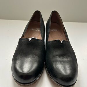 Dansko Liliana Black Slip on Wedge, Sz. 39